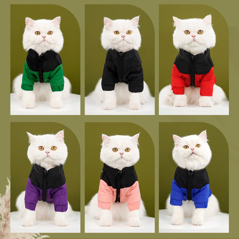 🔥60% OFF Christmas Sale🔥Warm Jacket with Zipper for Dogs & Cats