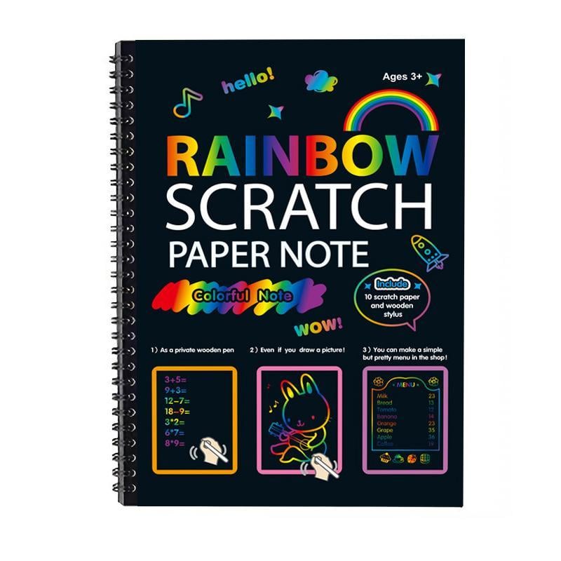 🔥Christmas Big Sale 50% OFF🌈✍️Rainbow Magic Scratch Paper