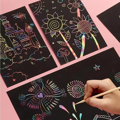 🔥Christmas Big Sale 50% OFF🌈✍️Rainbow Magic Scratch Paper