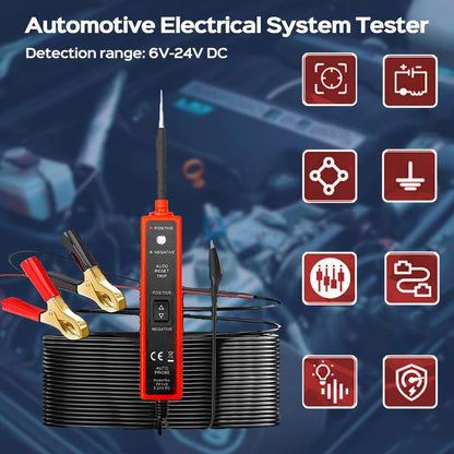 🌈Christmas Sales - 50% OFF🎉6-24V DC Automotive Electrical System Circuit Tester