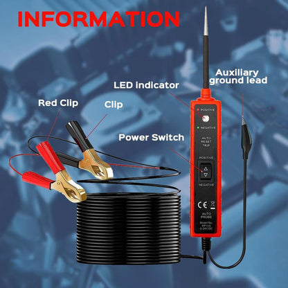 🌈Christmas Sales - 50% OFF🎉6-24V DC Automotive Electrical System Circuit Tester