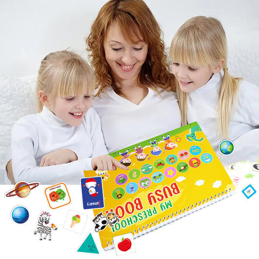 🎁Christmas gifts for kids🎄Preschool Educational Busy Book for Toddlers