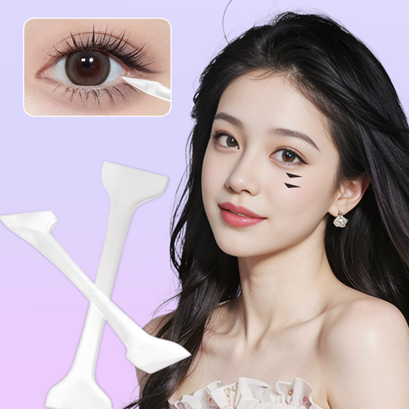 🎁Christmas sales🎄🔥Waterproof Silicone Winged Tip Eyeliner Stencils