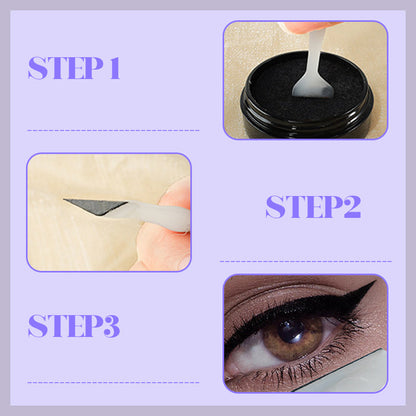 🎁Christmas sales🎄🔥Waterproof Silicone Winged Tip Eyeliner Stencils