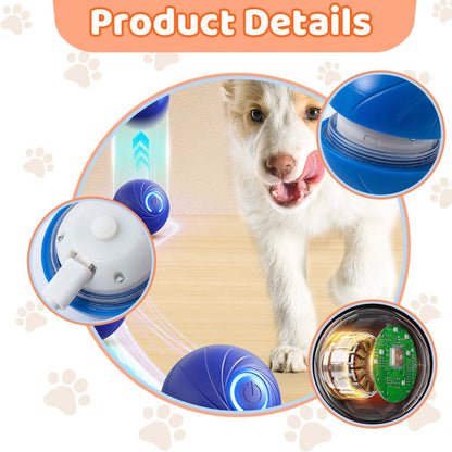 🎁New Year's Sale 49% OFF🔥Rechargeable Pet Interactive Motion Ball with Lights