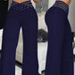⏰ Nur noch heute 50% Rabatt! 👖 Damen High Waist Wide Leg Hose | Lockere Passform, taillenbetonend & elegant für Alltag und Party ✨