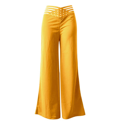 ⏰ Nur noch heute 50% Rabatt! 👖 Damen High Waist Wide Leg Hose | Lockere Passform, taillenbetonend & elegant für Alltag und Party ✨