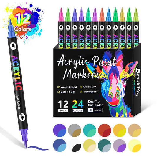 🌈Dual Tip Acrylstift Marker