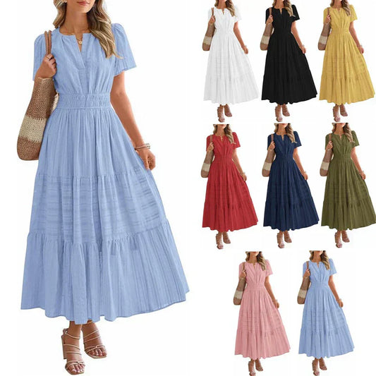 💃 Damen Sommer 2025 Casual Midi Maxi Kleider 💞