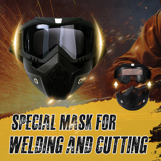 🔥Abnehmbare Anti-Fog Vollgesichtsbrille – 50 % Sommer-Rabatt! 😎🛠️