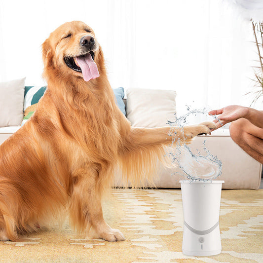 ⌛ Nur für kurze Zeit 49 % RABATT 🐩 Automatischer rotierender Pfotenreiniger für Haustiere