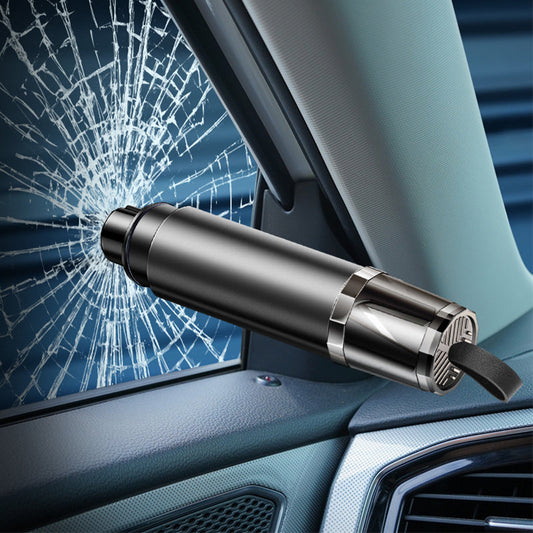 🔨🆘Notfall-Auto-Nothammer-Set – Scheibenbrecher & Gurtschneider in einem 🚗