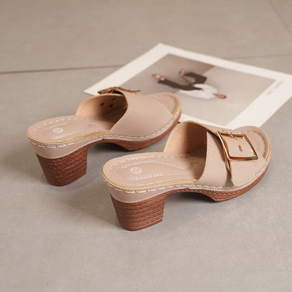 🌸💐Sandal wedges wanita yang elegan, nyaman, berventilasi, dan anti selip.🚀
