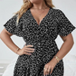 🌺Nur für kurze Zeit: 50 % Rabatt👗Lässiges Damenkleid mit V-Ausschnitt und Print