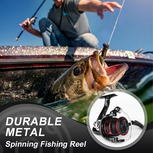 🔥 Nur für kurze Zeit: 50 % Rabatt! 🌟 Robuste Metall-Spinnrolle 🎣🛠️🐟