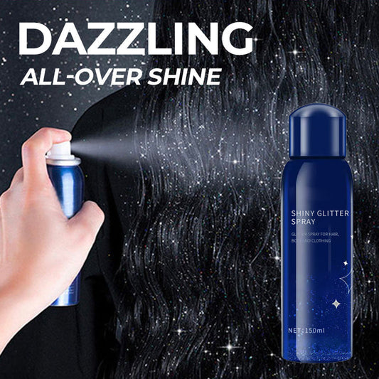 ✨Kaufe 1 und bekomme 1 gratis! 🎁 Lang anhaltendes, glänzendes Glitzerspray für den Körper 💃🌟 Für Party, Festival & gute Vibes! 🎉💫