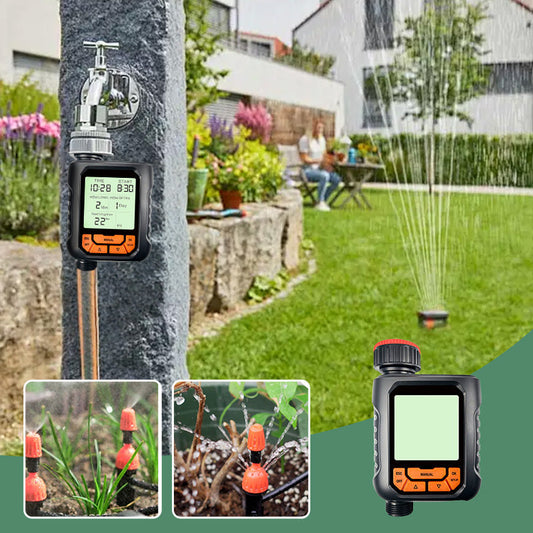💧 Programmierbare Mehrzweck-Bewässerungsanlage Sprinkler-Zeitschaltuhr ☀️ Sommeraktion: Jetzt 50 % Rabatt! ⏰🌿💦
