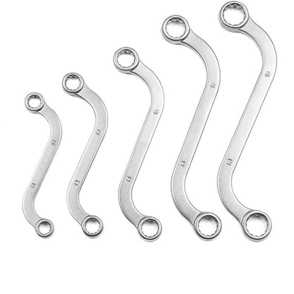S-förmiger Doppelringschlüssel-Set (5-teilig)💥💥Befristetes Angebot: 50% Rabatt auf Bestellungen