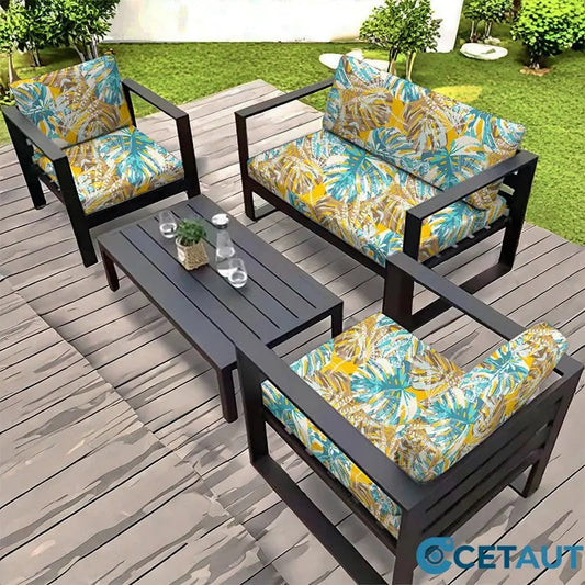 Sofortrabatt – kein Code nötig!🛋️Sofakissenbezug mit botanischem Druck-Schütze deine Möbel 🧼Wechsle deinen Stil in Sekunden
