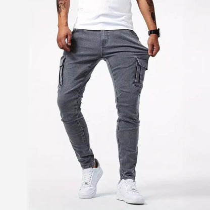 👖🎉50%Rabatt!!!🛍️✨Herren Slim-Fit-Jeans mit funktionalen Taschen – schlanke Silhouette, praktischer Stauraum
