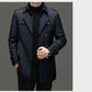 📢📢50%Rabatt!!!🎉✨Mittellanger Trenchcoat für Herren mit herausnehmbarem Innenfutter