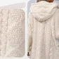 🎅 Festliche Vorratssale🧥Damen warme Jacke mit Kapuze und Rautenmuster🎁