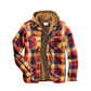 📢🎉50%Rabatt!!!🛍️✨Gesteppte, gefütterte Karojacke mit Kapuze für Herren