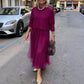📢🎉50%Rabatt!!!🛍️✨Damen 2-teiliges Set (Langarm-Oberteil & ärmelloses Kleid) – Vielseitig, Weicher Stoff & Perfekt zum Schichten 🛍️