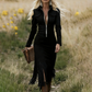 🛒 Wagen halbvoll, Preis halbiert! Retro-Midi-Kleid für Damen mit Reißverschluss und Quaste
