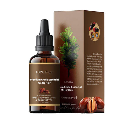🌿 100% Reines Batana-Öl + BIO-Rosmarinöl – Haarwachstum &amp; Gesundheit! 🧡