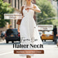 💎 50% RABATT! 💎 Halsfreies, Rückenfreies Layering-Maxikleid – Bohemian Chic, Fließend & Perfekt für Frühling und Sommer ☀️👗