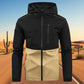 📢🎉50%Rabatt!!!🛍️✨Winddichte Freizeit-Herrenjacke mit Kapuze und Color-Blocking