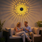 🌞  🌀 Solar Mandala Light – Stunning Pattern Projection, 2-in-1 Floor & Wall Design & IP65 Waterproof Auto On/Off 🌿