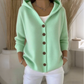📢🎉50%Rabatt!!!🛍️✨Strickjacke mit Kapuze und Knopfleiste für Damen🧥🌈