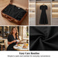 🥳2026 HEISSVERKAUF🥳💞50K+ VERKAUFT!💥💕🌿 50% RABATT! Elegantes Puffarm-Kleid – V-Ausschnitt & Taille betonen die Sanduhr-Silhouette. Atmungsaktiv, knitterfrei. Perfekt für reife Frauen. 👗✅