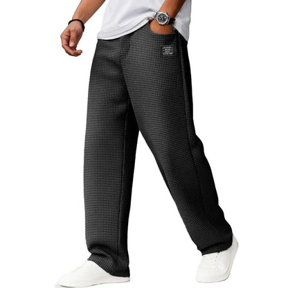 👖💼 Moderne Karo-Hose für Herren mit elastischem Bund – perfekt von Business bis Freizeit