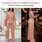 🌸 Damen Kordelzug-Shirt & Weithosen-Set – Bequem, Vielseitig & Perfekt Für Einen Lässigen Look 💃