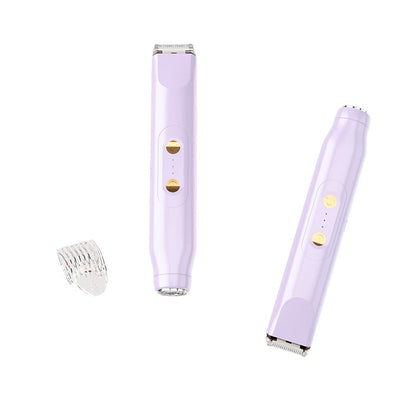 🚨 Pink AUSVERKAUFT!! SCHNELL ZUGREIFEN ⚡ Bikini-Trimmer für Damen, elektrischer Rasierer und Rasierer, wiederaufladbarer 2-in-1-Epilierer für Körper und Gesicht, Achseln und Beine, IPX7 wasserdicht