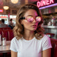 🔥Heißer Verkauf 50% Rabatt🔥😎Modische Damen Polarisations-Sonnenbrille mit Schlangenmuster-Gestell – UV-Schutz für Stadt, Autofahrt & Urlaub🕶️✨