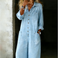 📢📢50%Rabatt!!!🎉👖 Damen-Jumpsuit aus Denim mit langen Ärmeln – Lässig, bequem & vielseitig – Perfekt für jeden Tag & jeden Look – Jetzt -50%! versandfrei