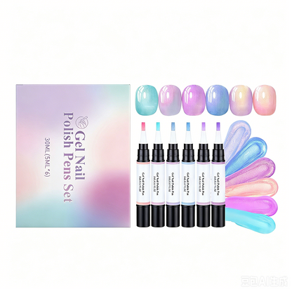 🔥🔥 2026 NEU 🥳💞 50K+ VERKAUFT! ⚡💅Set mit 6 Gel-Nagellackstiften🌈🎨