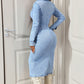 👗💙 Long Sleeve Button-Down Denim Midi Dress – 50% RABATT! Klassisches Jeanskleid mit Knopfleiste, perfekt für jeden Tag. 🔥✨