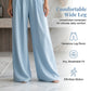 🎁👗 50% RABATT! Hochtaillierter Weitbein-Jumpsuit mit V-Ausschnitt – luftig, bequem, vielseitig – ideal für Reisen & Urlaub. 🏖️💫