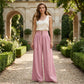 👖 ZEITLICH BEGRENZT 50% RABATT! ✨ Damen Hochbund Plissee Weites Bein Hose – Fließender Schnitt, Seitentaschen, Vielseitig 🌿