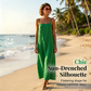 🛍️ 50 % Rabatt – Klassisches Boho-Kleid mit Spaghettiträgern & eckigem Ausschnitt – leicht & luftig für den Urlaub 🌸
