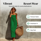 🛍️ 50 % Rabatt – Klassisches Boho-Kleid mit Spaghettiträgern & eckigem Ausschnitt – leicht & luftig für den Urlaub 🌸