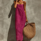 🛍️ 50 % Rabatt – Klassisches Boho-Kleid mit Spaghettiträgern & eckigem Ausschnitt – leicht & luftig für den Urlaub 🌸