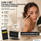 👁️ 3-in-1 Augen Make-up Set – Eyeliner + Spezialapplikator für untere Wimpern, wasserfest, kinderleicht für perfekte Unterwimpern✨