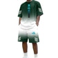 👕 50% RABATT! ☀️ Herren Sommer T-Shirt & Shorts Zweiteiler – Farbverlauf-Design, atmungsaktiv & leicht – Perfekt für heiße Tage & lässige Outfits 🩳