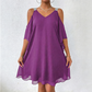 ✨👗 NUR FÜR KURZE ZEIT 50% RABATT! 💃Maxikleid mit V-Ausschnitt und Cut-Outs an den Schultern – Trendige Cut-outs und eleganter Fall – Ein echter Hingucker auf jedem Event.